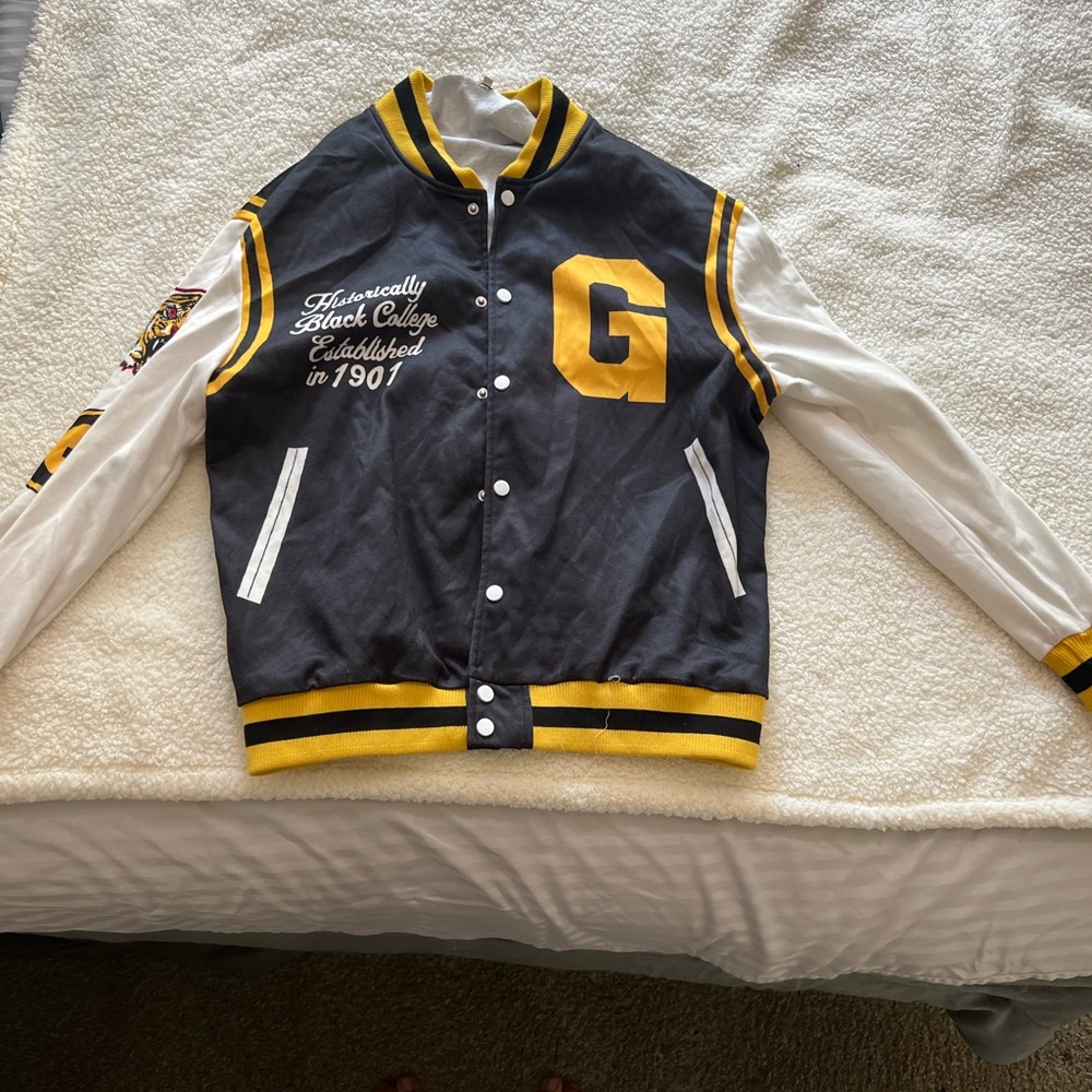 Men’s medium lightweight HBCU bomber jacket